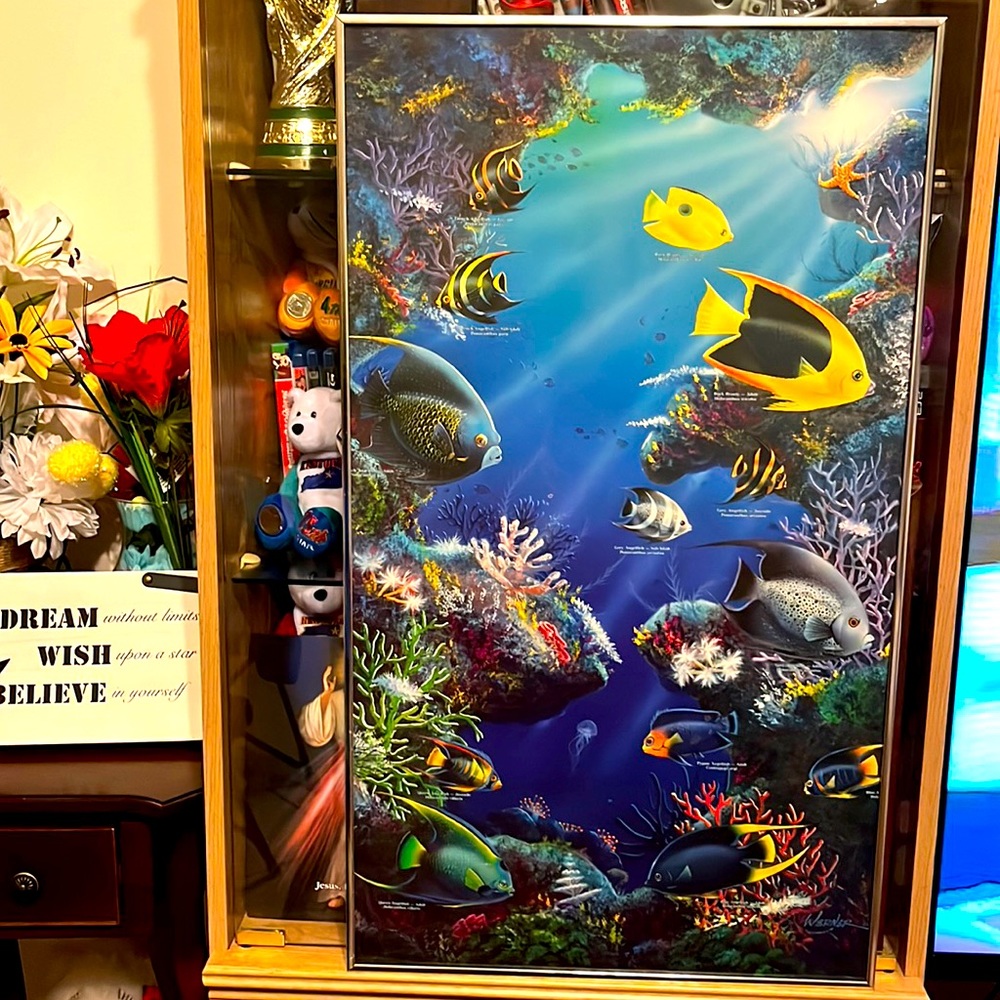 Fishes Animal Under The Sea Advertising Wall Decor